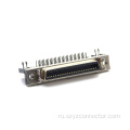 Гнездовой разъем SCSI 1,27 мм, DIP 90°, 50P